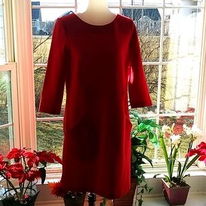Boden Red Dress Size 8